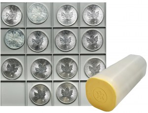 Set, Austria and Canada, Elizabeth II, 1.50 Euro and 5 Dollars (16 pcs.)