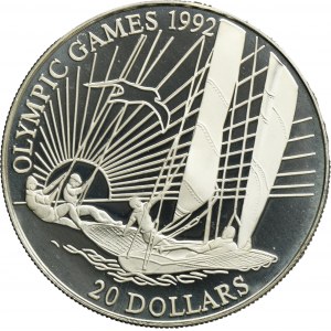 Kiribati, 20 Dollars 1992 - XXV Olympics in Barcelona