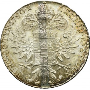 Austria, Maria Theresa, Thaler Wien 1780 SF - RESTRIKE