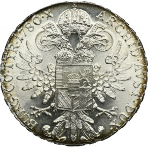 Austria, Maria Theresa, Thaler Wien 1780 SF - RESTRIKE