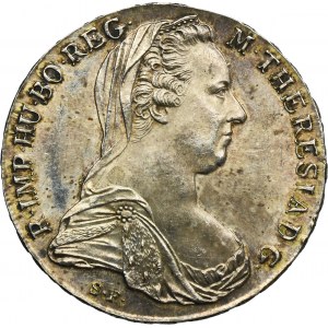 Austria, Maria Theresa, Thaler Wien 1780 SF - RESTRIKE