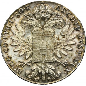 Austria, Maria Theresa, Thaler Wien 1780 SF - RESTRIKE