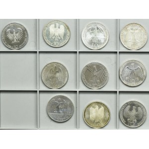 Set, Germany, FRG, 10 Mark (10 pcs.)