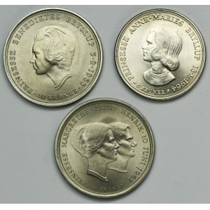 Set, Denmark, 5-10 Kroner 1964-1968 (3 pcs.)