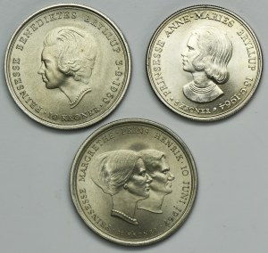 Set, Denmark, 5-10 Kroner 1964-1968 (3 pcs.)