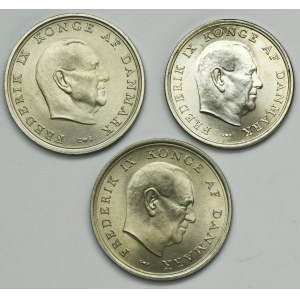Set, Denmark, 5-10 Kroner 1964-1968 (3 pcs.)