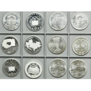 Set, Austria, Second Republic, 100 Schillings (12 pcs.)