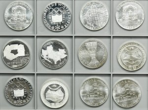 Set, Austria, Second Republic, 100 Schillings (12 pcs.)