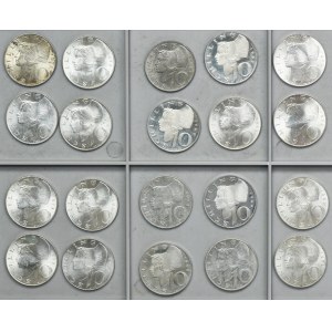 Set, Austria, Second Republic, 10 Schillings (20 pcs.)