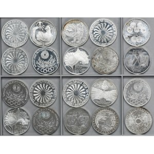 Set, Germany, FRG, 10 Mark 1972-2001 (20 pcs.)
