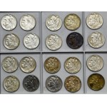 Set, Second Republic, Pilsudski, 5 gold 1934-1936 (20 pieces).