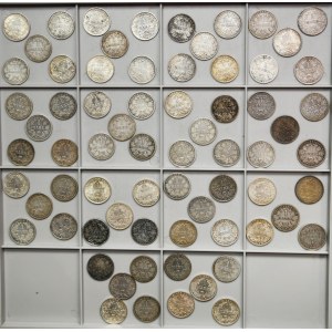 Set, Germania, Impero tedesco, Guglielmo I, 1 marco 1873-1916 (70 pezzi).