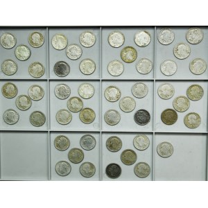 Zestaw, II RP, Głowa Kobiety, Piłsudski, 2 złote 1924-1939 (51 szt.)