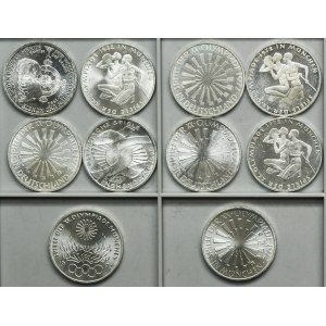 Set, Germany, FRG, 10 Mark 1972-1992 (10 pcs.)