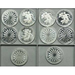 Set, Germany, FRG, 10 Mark 1972 (10 pcs.)
