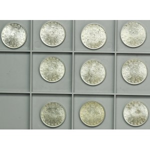 Set, Austria, 2 Schillings 1928-1933 (10 pcs.)