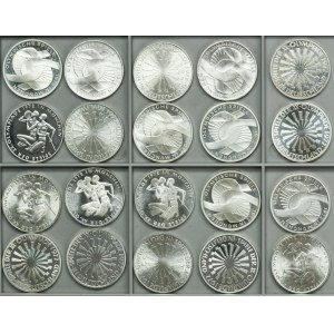 Set, Germany, FRG, 10 Mark 1972 (20 pcs.)