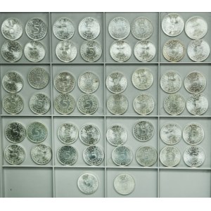 Set, Germany, RFG, 5 Mark 1968-1977 (50 pcs.)