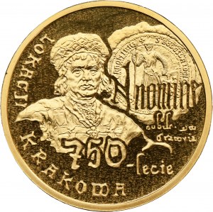 200 zlotých 2008 750. výročí založení Krakova