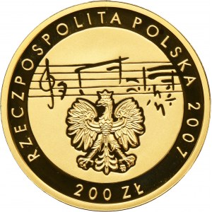 200 złotych 2007 125. rocznica urodzin Karola Szymanowskiego