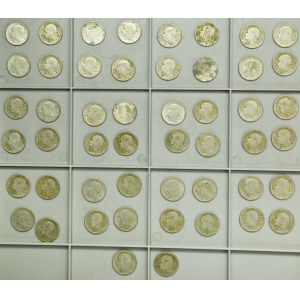 Zestaw, II RP, Głowa Kobiety, 2 złote 1932-1939 (50 szt.)