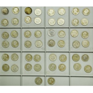 Zestaw, II RP, Głowa Kobiety, 2 złote 1932-1935 (50 szt.)