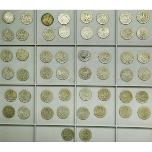 Zestaw, II RP, Głowa Kobiety, 2 złote 1932-1935 (50 szt.)
