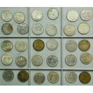 Set, Germany, Third Reich, 2 Mark 1937-1939 (30 pcs.)