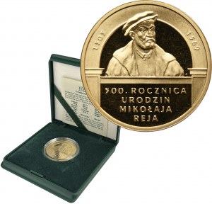 200 złotych 2005 500. rocznica urodzin Mikołaja Reja