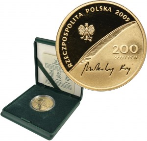 200 złotych 2005 500. rocznica urodzin Mikołaja Reja