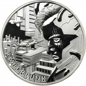 Niue, 2 Dollars 2023 - CYBERPUNK