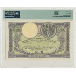 500 zloty 1919 - S.A. - PMG 58