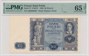 20 Gold 1936 - AR - PMG 65 EPQ