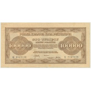 100,000 marks 1923 - G -.