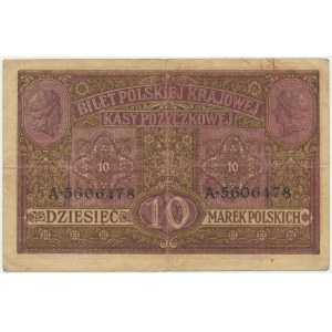 10 marks 1916 - General - tickets -.