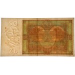 50 zloty 1929 - Ser.B.Ł. - PMG 35