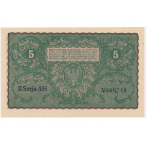 5 marks 1919 - II Serja AH -.