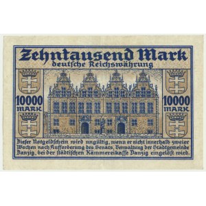 Danzig, 10.000 Mark 1923 - RARE
