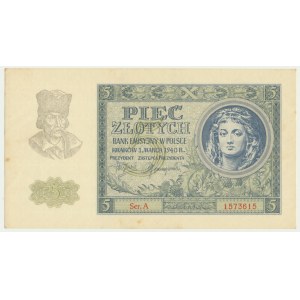 5 gold 1940 - A -.