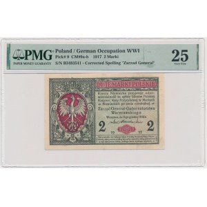 2 marks 1916 - General - B - PMG 25