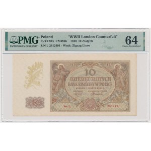10 Gold 1940 - L - PMG 64
