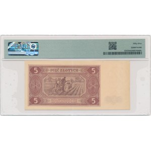 5 gold 1948 - AC - PMG 55