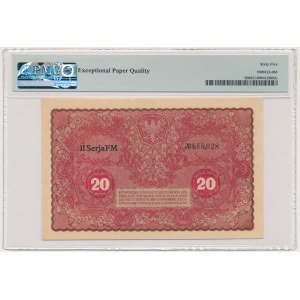 20 Mark 1919 - 2. Serie FM - PMG 65 EPQ
