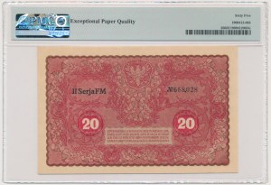 20 Mark 1919 - 2. Serie FM - PMG 65 EPQ