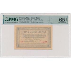 1 mark 1919 - IAS - PMG 65 EPQ