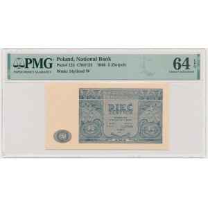 5 gold 1946 - PMG 64 EPQ