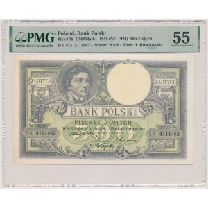 500 zlotých 1919 - S.A. - PMG 55