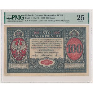 100 marks 1916 - General - PMG 25