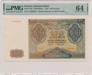 100 Gold 1941 - A - PMG 64