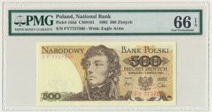 500 Gold 1982 - FY - PMG 66 EPQ